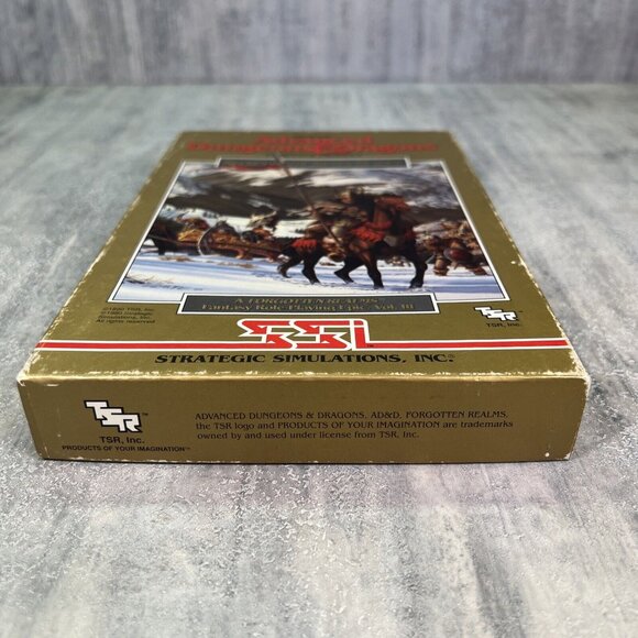 Advanced Dungeons & Dragons: Secret of the Silver Blades 1990 Tandy PC Big Box - Picture 6 of 16